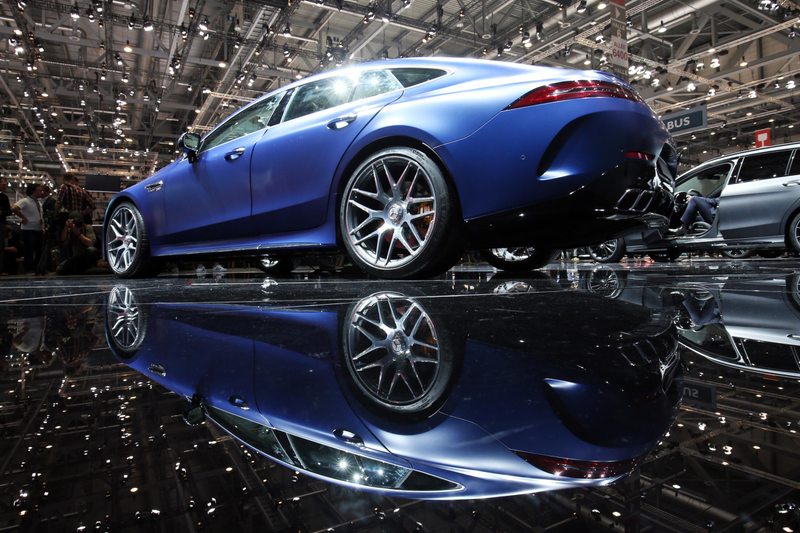 Illustration for article titled The 2019 Mercedes-AMG GT 4-Door Coupe Is So Popular I Couldn't Get Near It